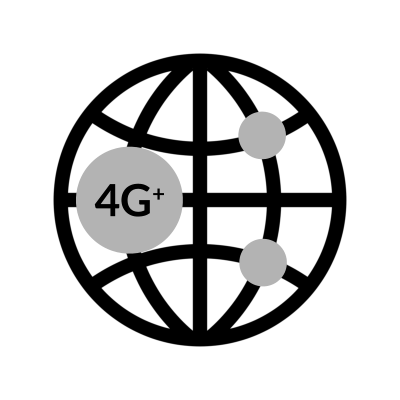 Global 4G+ data speed